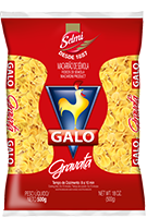 Embalagem Macarrão Galo Sêmola Tipo Gravata 500g