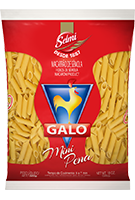 Embalagem Macarrão De Sêmola Galo Tipo Mini Pena