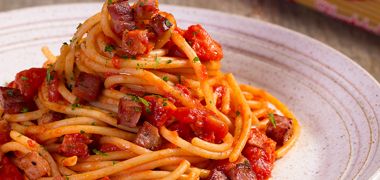 Receita Macarrão Alla Matriciana