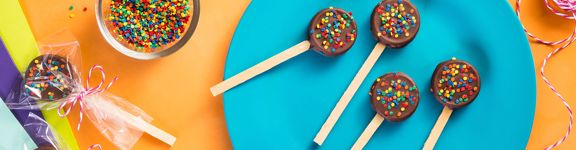 Pirulito de Biscoito Recheado