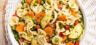Receita Macarrão com Legumes