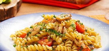 Receita Macarrão com Sardinha