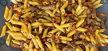 Receita Macarrão na Chapa