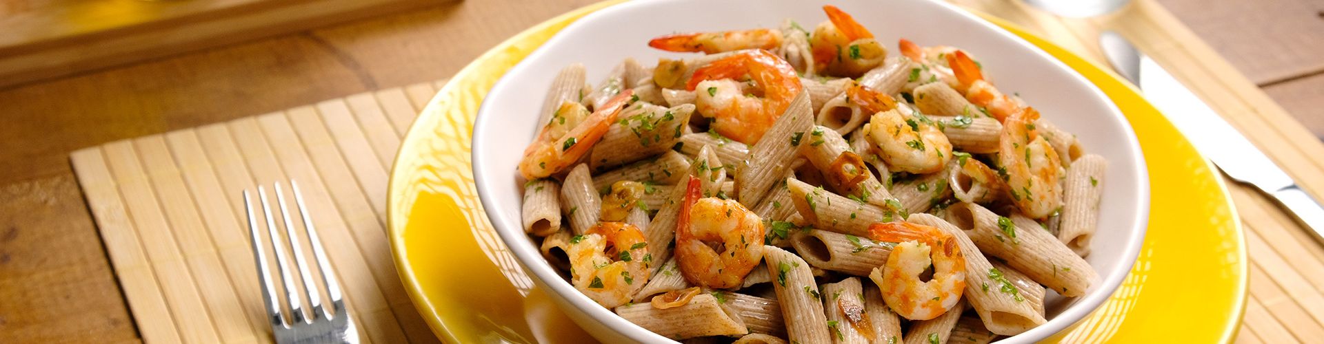 Macarrão com Camarão