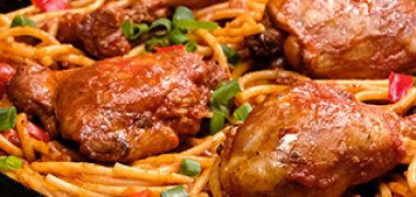 Receita Macarrão com Frango